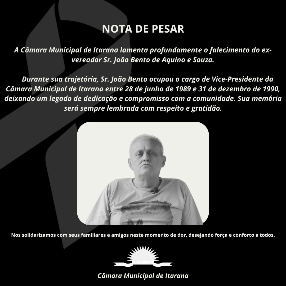 Nota de Pesar